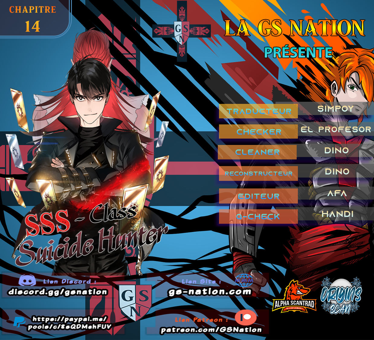 Read SSS-Class Suicide Hunter FR Manga Online