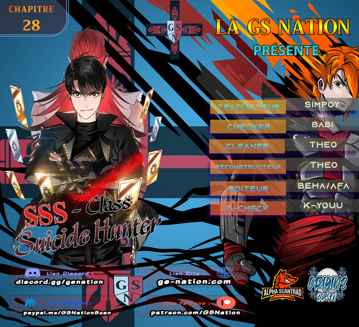 Read SSS-Class Suicide Hunter FR Manga Online