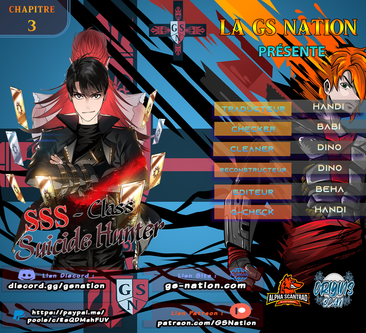 Read SSS-Class Suicide Hunter FR Manga Online