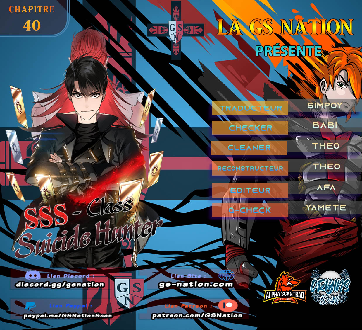 Read SSS-Class Suicide Hunter FR Manga Online