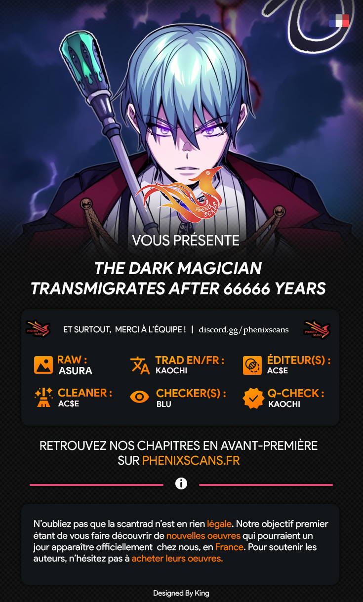 Read The Dark Magician Transmigrates After 66666 Years FR Manga Online