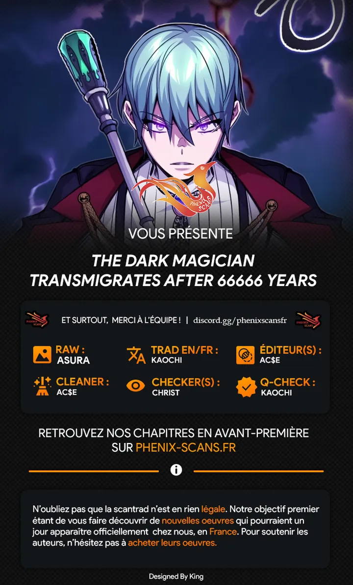 Read The Dark Magician Transmigrates After 66666 Years FR Manga Online