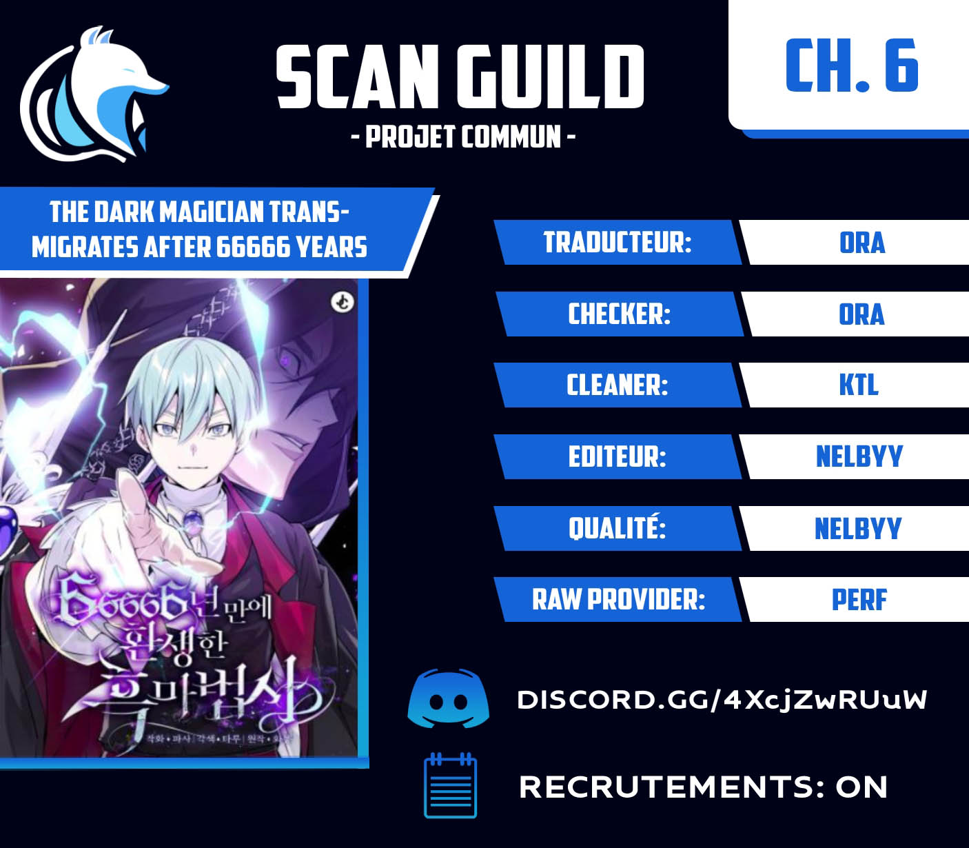 Read The Dark Magician Transmigrates After 66666 Years FR Manga Online