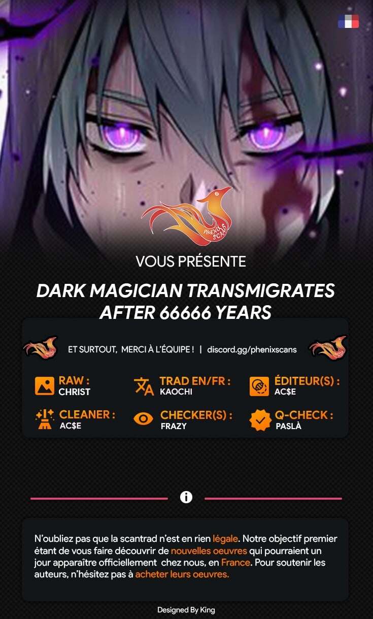 Read The Dark Magician Transmigrates After 66666 Years FR Manga Online