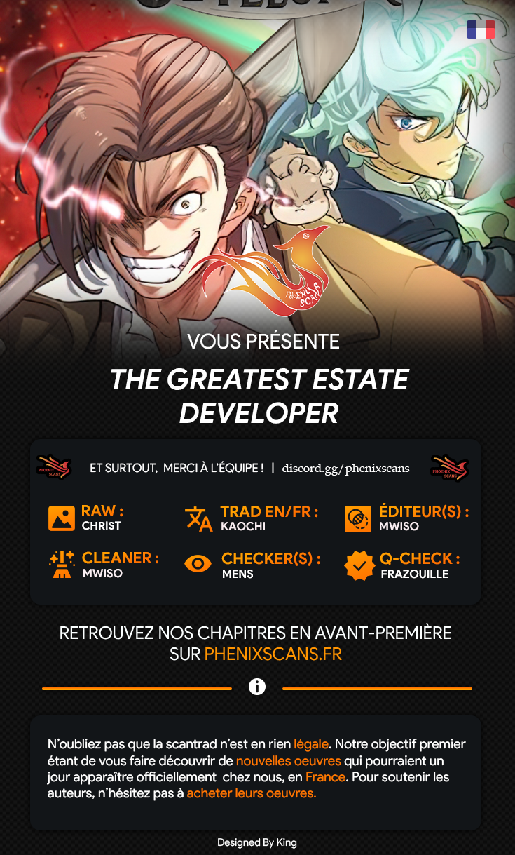 Read The Greatest Estate Developer FR Manga Online