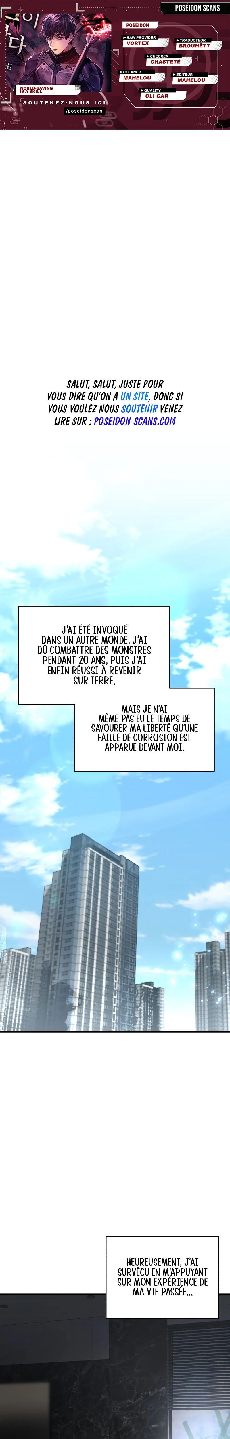 Read World-Saving is a Skill FR Manga Online