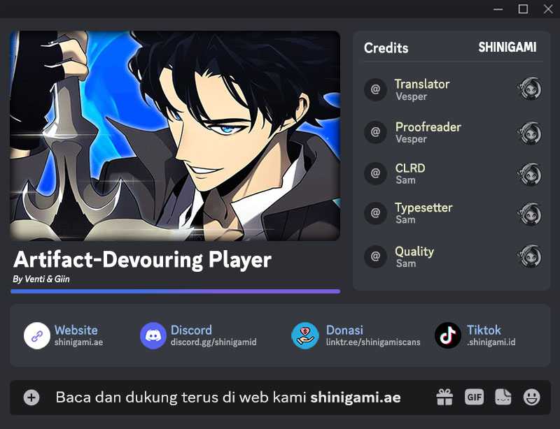 Read Artifact-Devouring Player ID Manga Online
