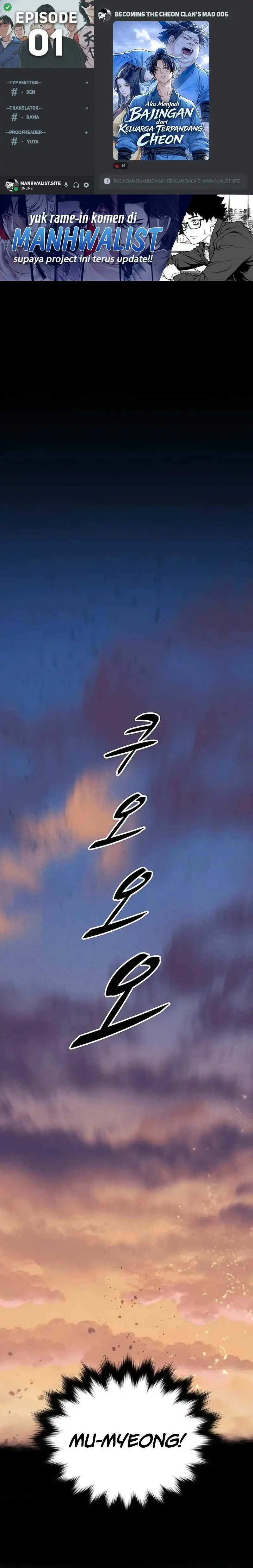 Read Becoming the Cheon Clan's Mad Dog ID Manga Online
