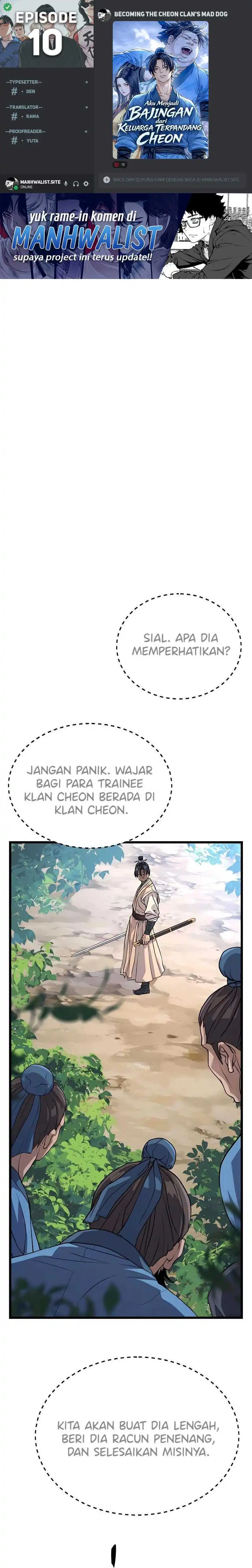 Read Becoming the Cheon Clan's Mad Dog ID Manga Online