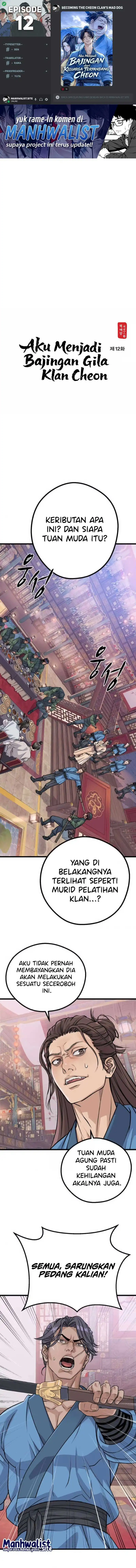 Read Becoming the Cheon Clan's Mad Dog ID Manga Online