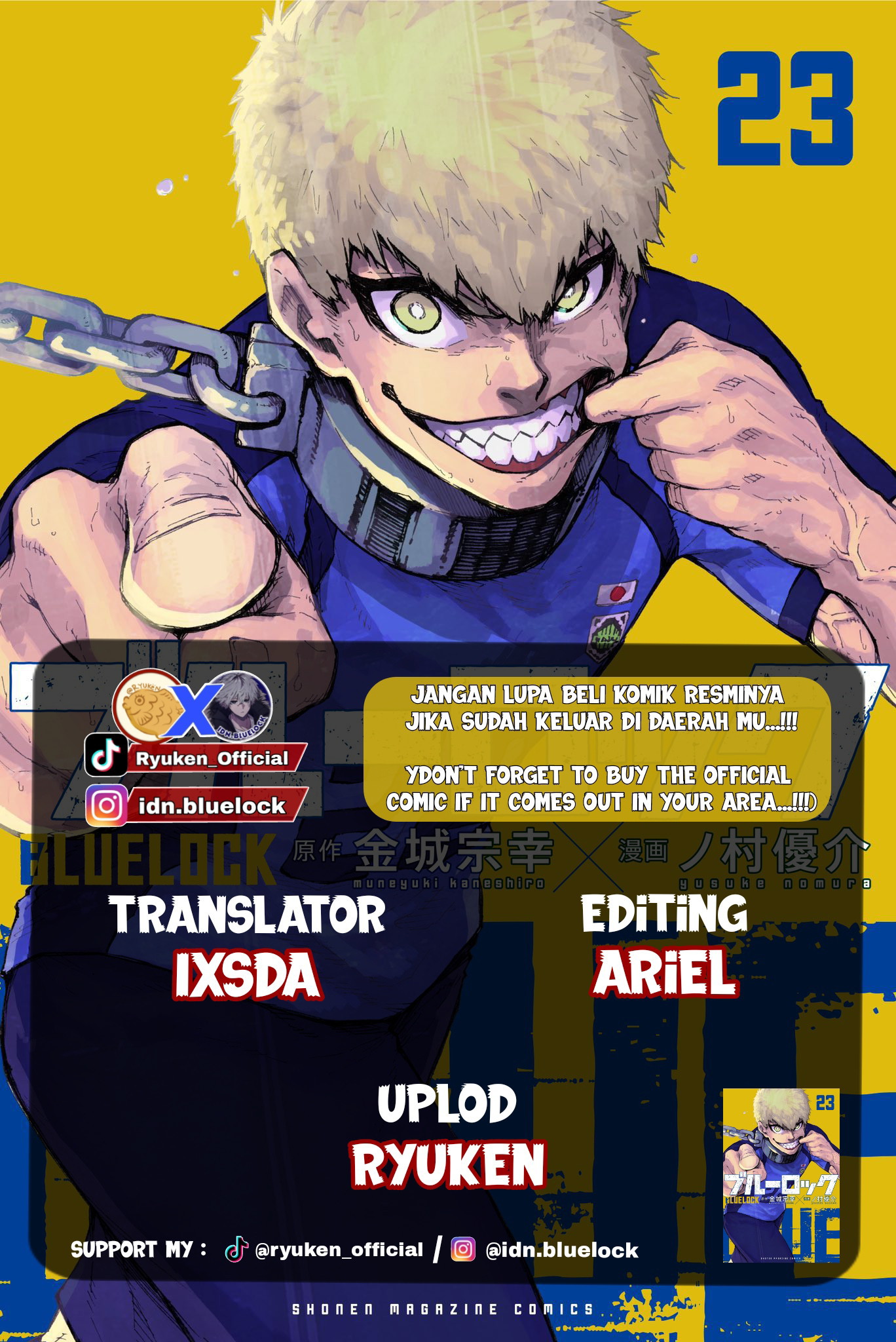 Read Blue Lock (ID) Manga Online
