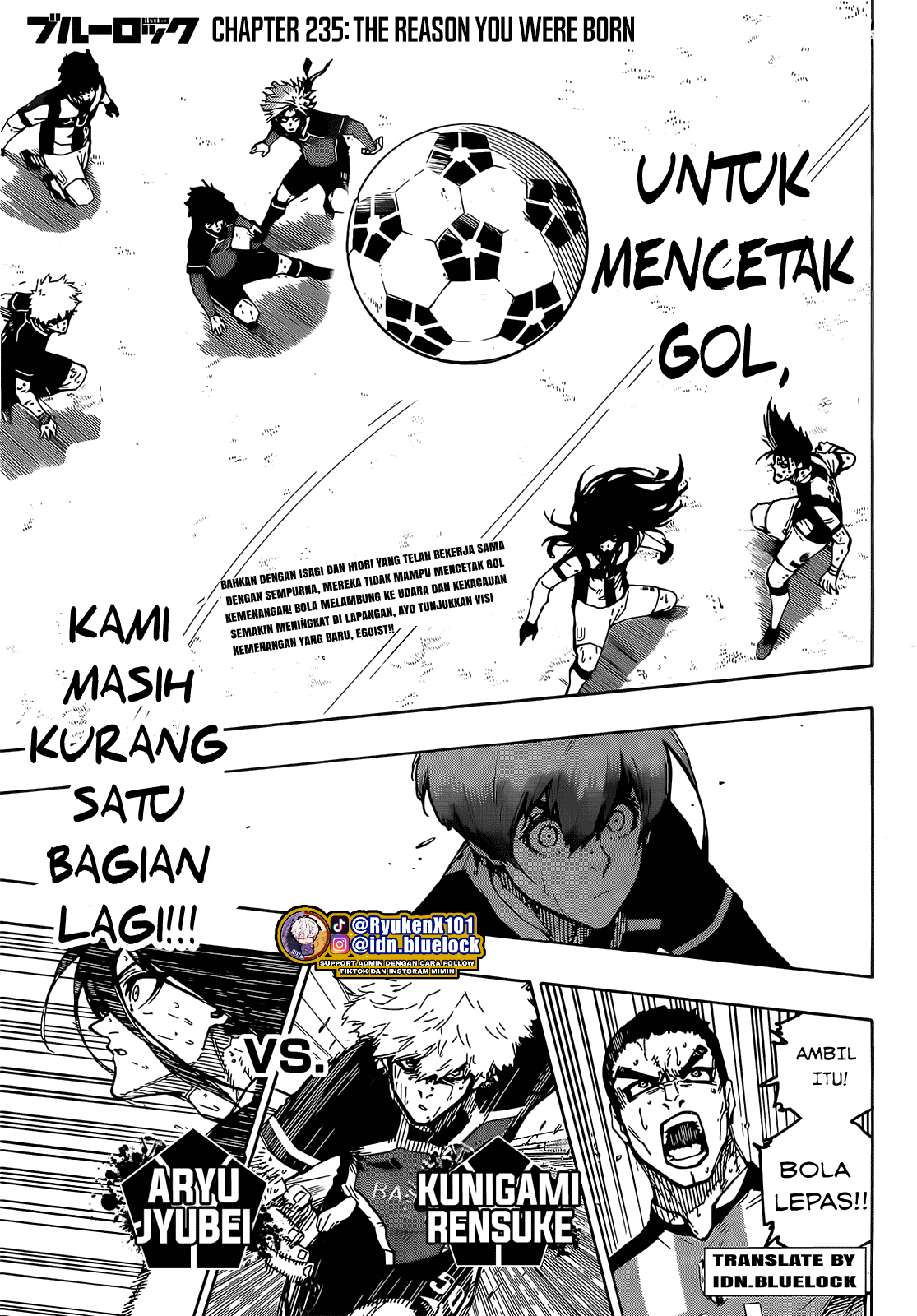 Read Blue Lock (ID) Manga Online