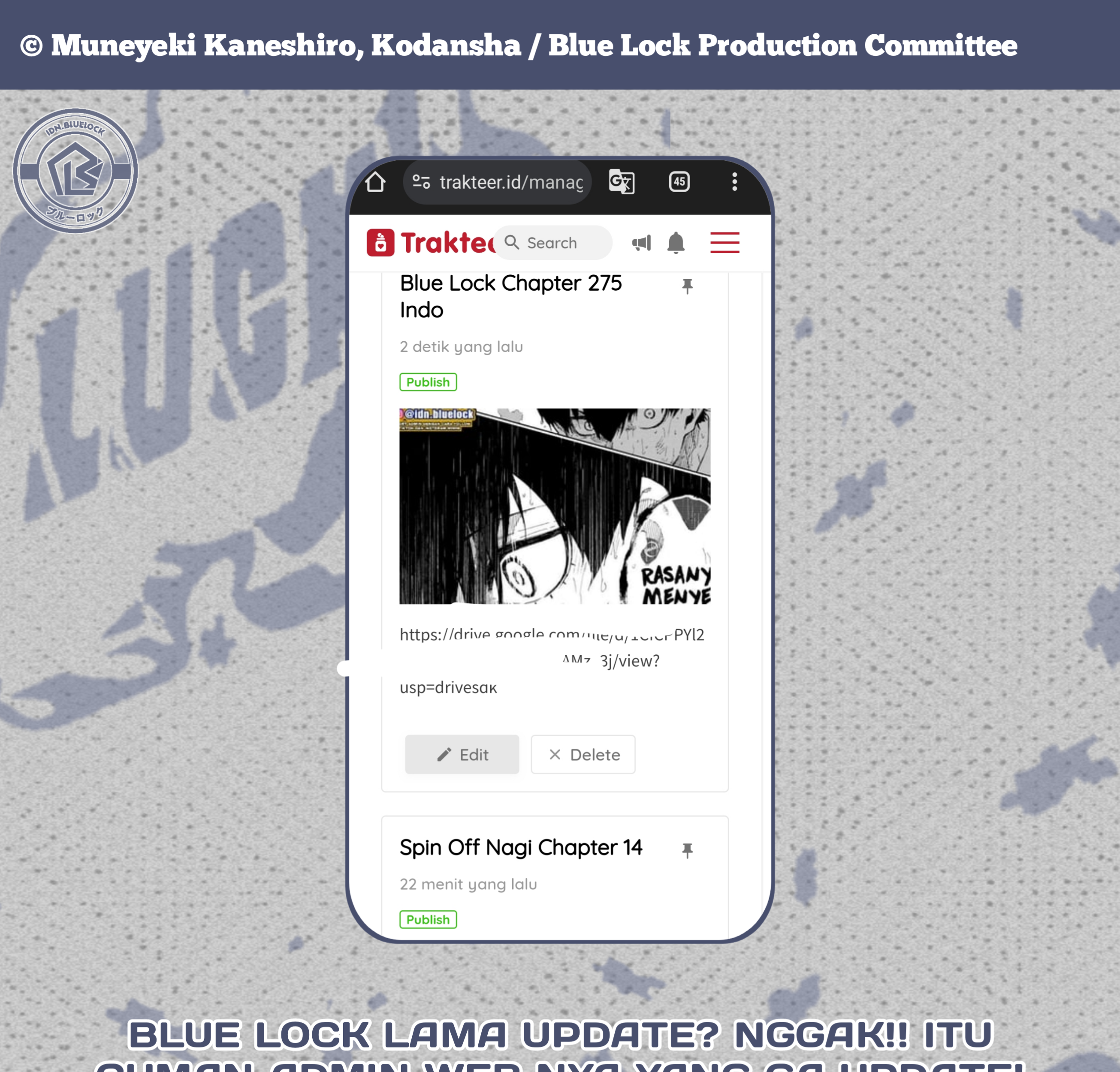 Read Blue Lock (ID) Manga Online
