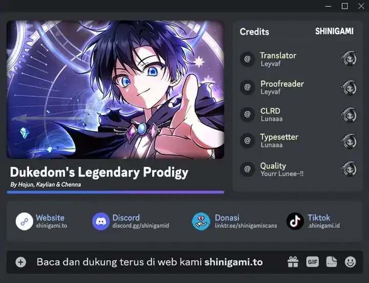 Read Dukedom’s Legendary Prodigy ID Manga Online