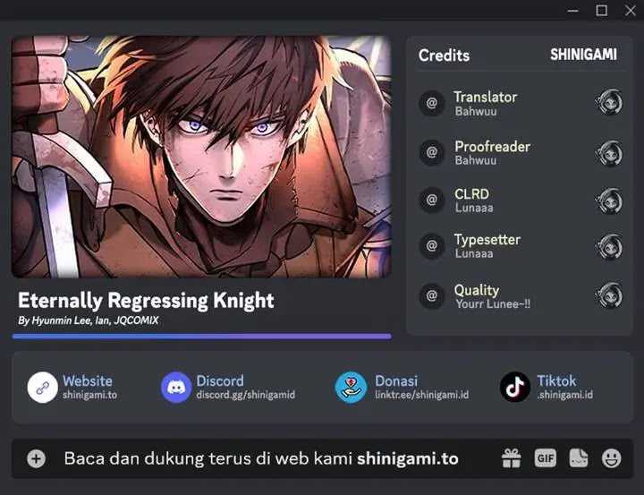 Read Eternally Regressing Knight ID Manga Online