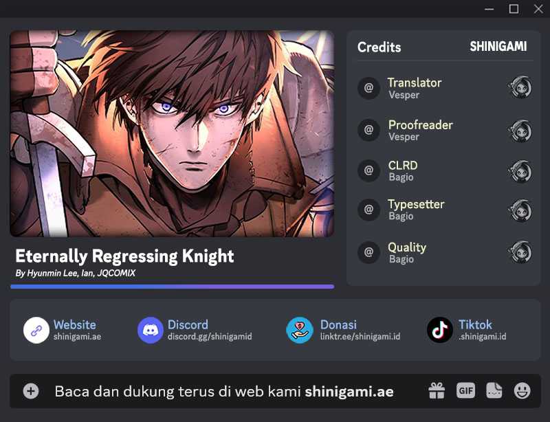Read Eternally Regressing Knight ID Manga Online
