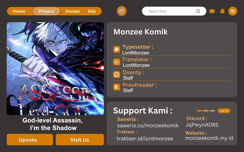 Read God-level Assassin, I’m the Shadow ID Manga Online