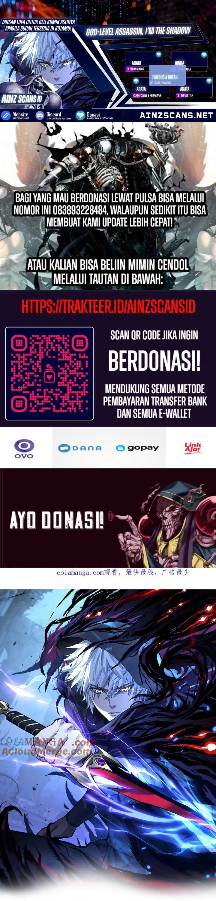 Read God-level Assassin, I’m the Shadow ID Manga Online