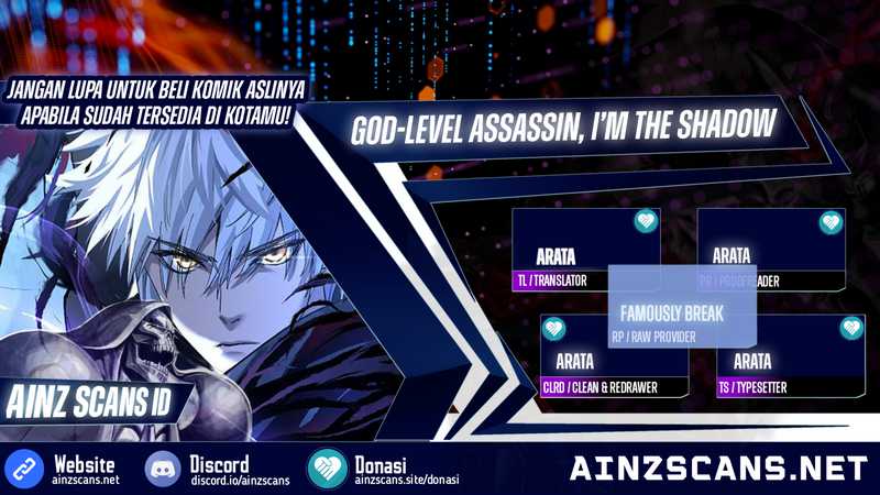 Read God-level Assassin, I’m the Shadow ID Manga Online