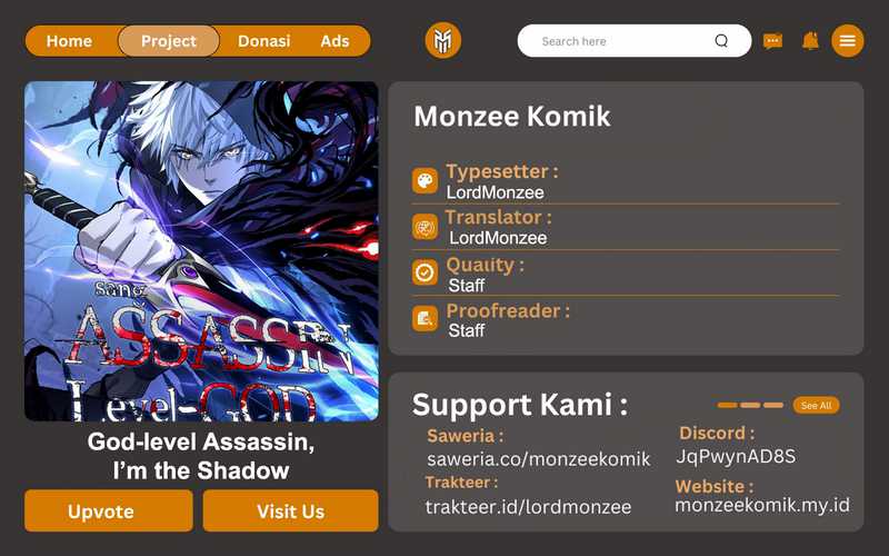 Read God-level Assassin, I’m the Shadow ID Manga Online