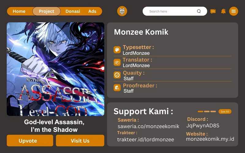 Read God-level Assassin, I’m the Shadow ID Manga Online