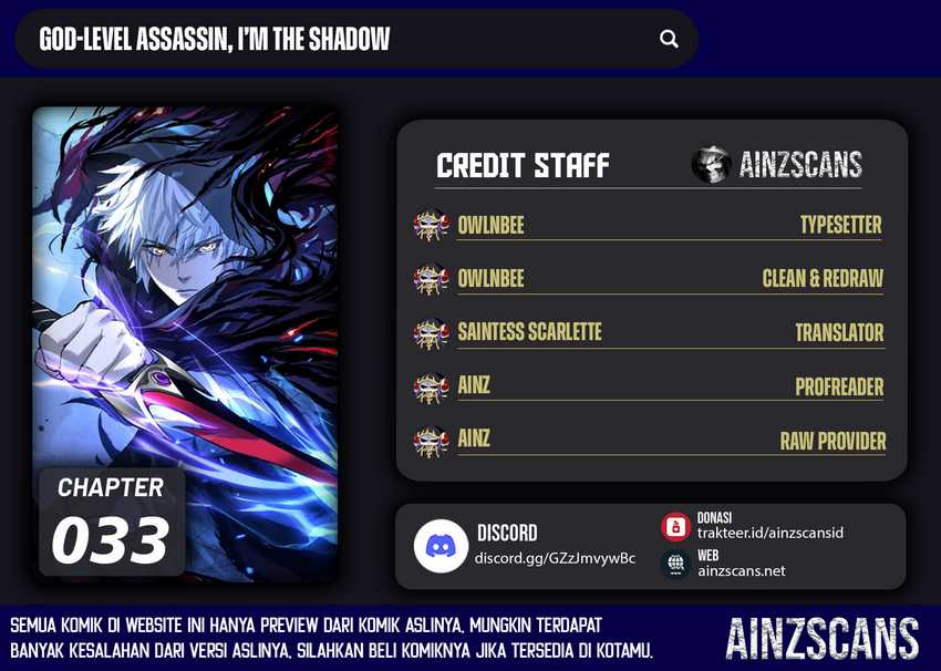 Read God-level Assassin, I’m the Shadow ID Manga Online