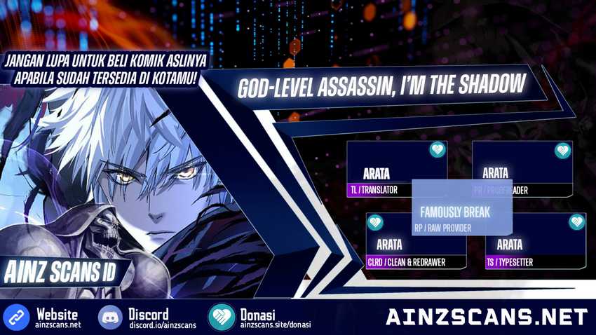 Read God-level Assassin, I’m the Shadow ID Manga Online