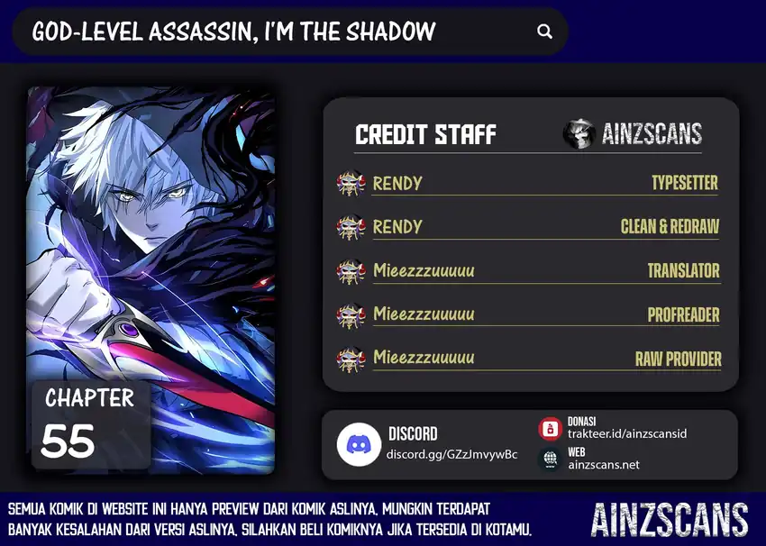 Read God-level Assassin, I’m the Shadow ID Manga Online