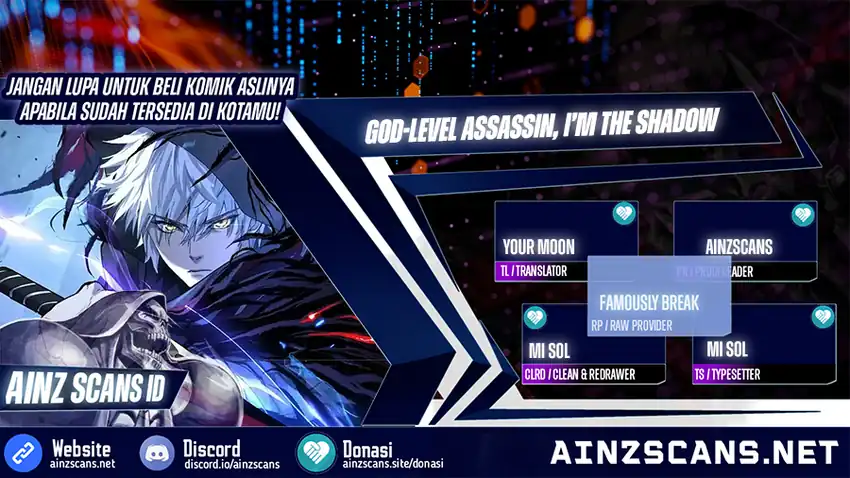 Read God-level Assassin, I’m the Shadow ID Manga Online