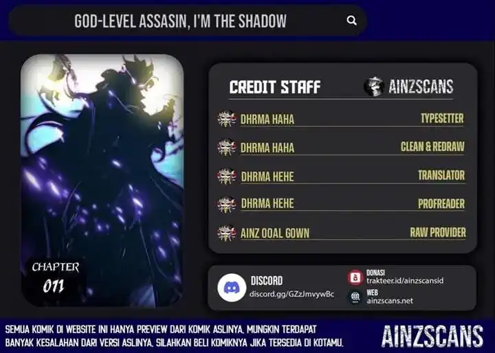 Read God-level Assassin, I’m the Shadow ID Manga Online