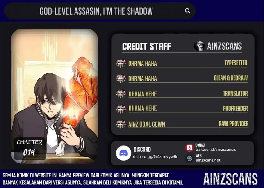 Read God-level Assassin, I’m the Shadow ID Manga Online
