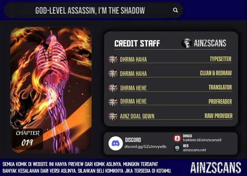 Read God-level Assassin, I’m the Shadow ID Manga Online