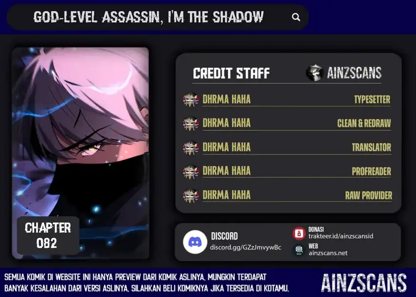 Read God-level Assassin, I’m the Shadow ID Manga Online