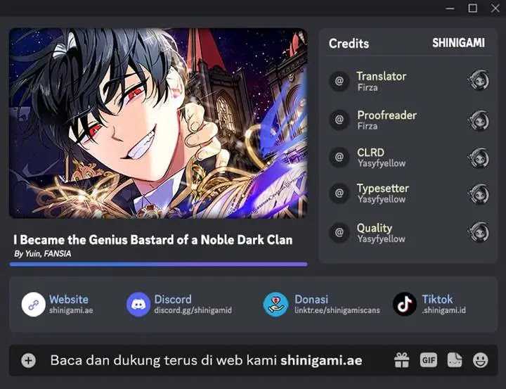 Read I Became The Genius Bastard Of A Noble Dark Clan ID Manga Online