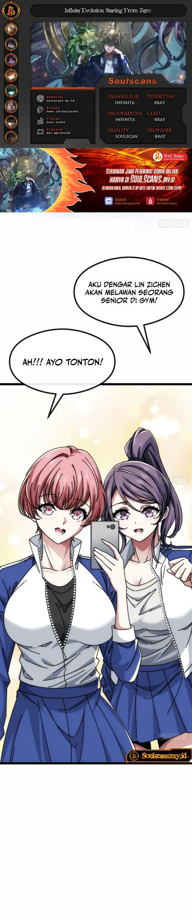 Read Infinite Evolution Starting from Zero ID Manga Online