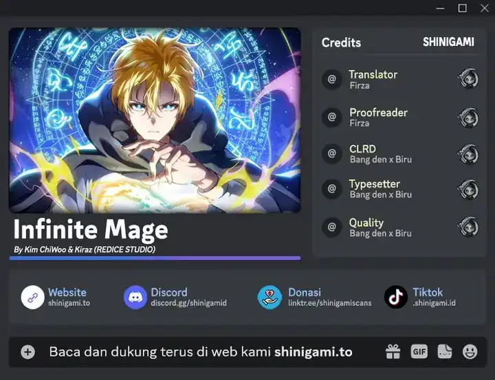 Read Infinite Mage ID Manga Online