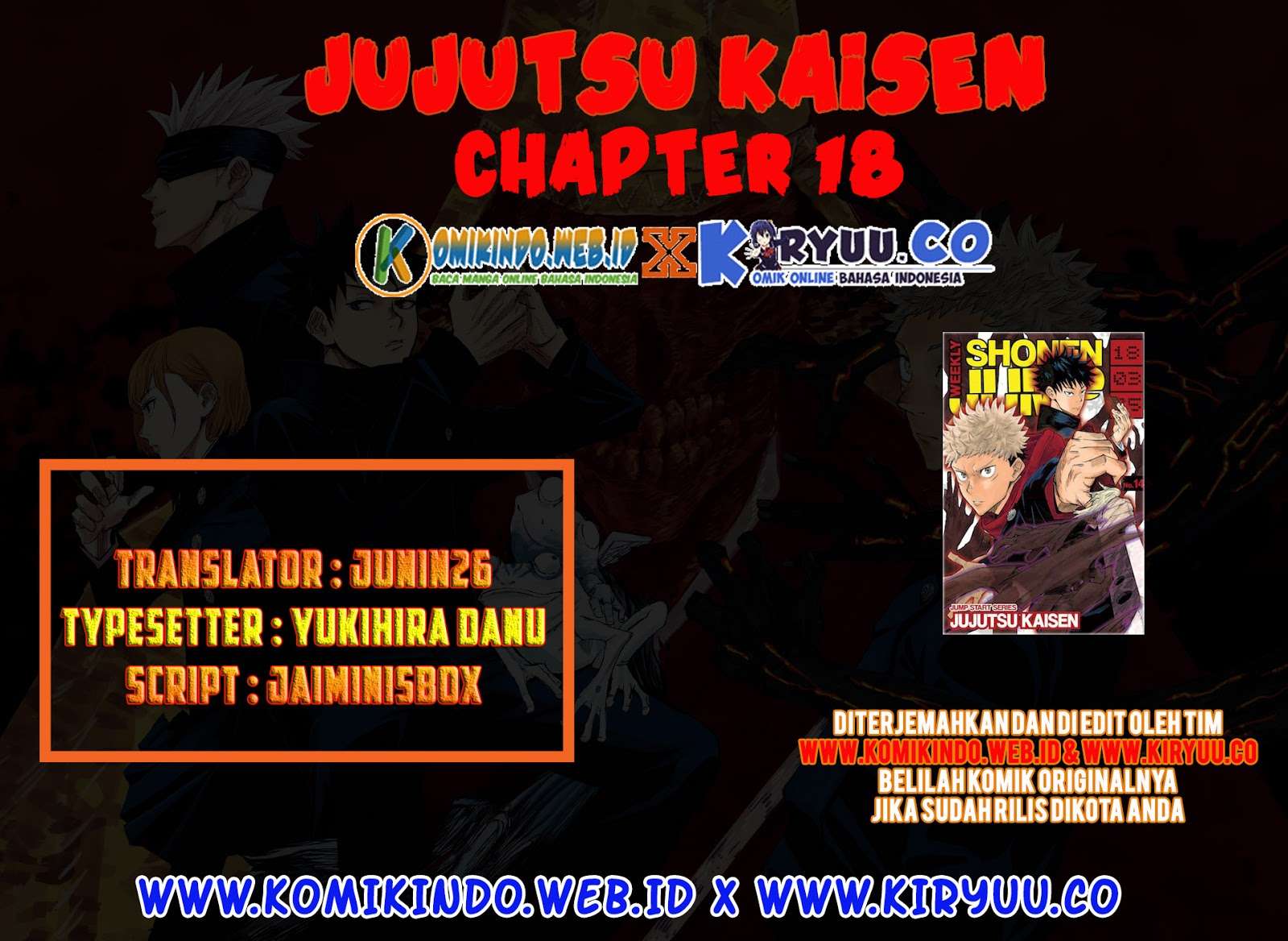 Read Jujutsu Kaisen (ID) Manga Online