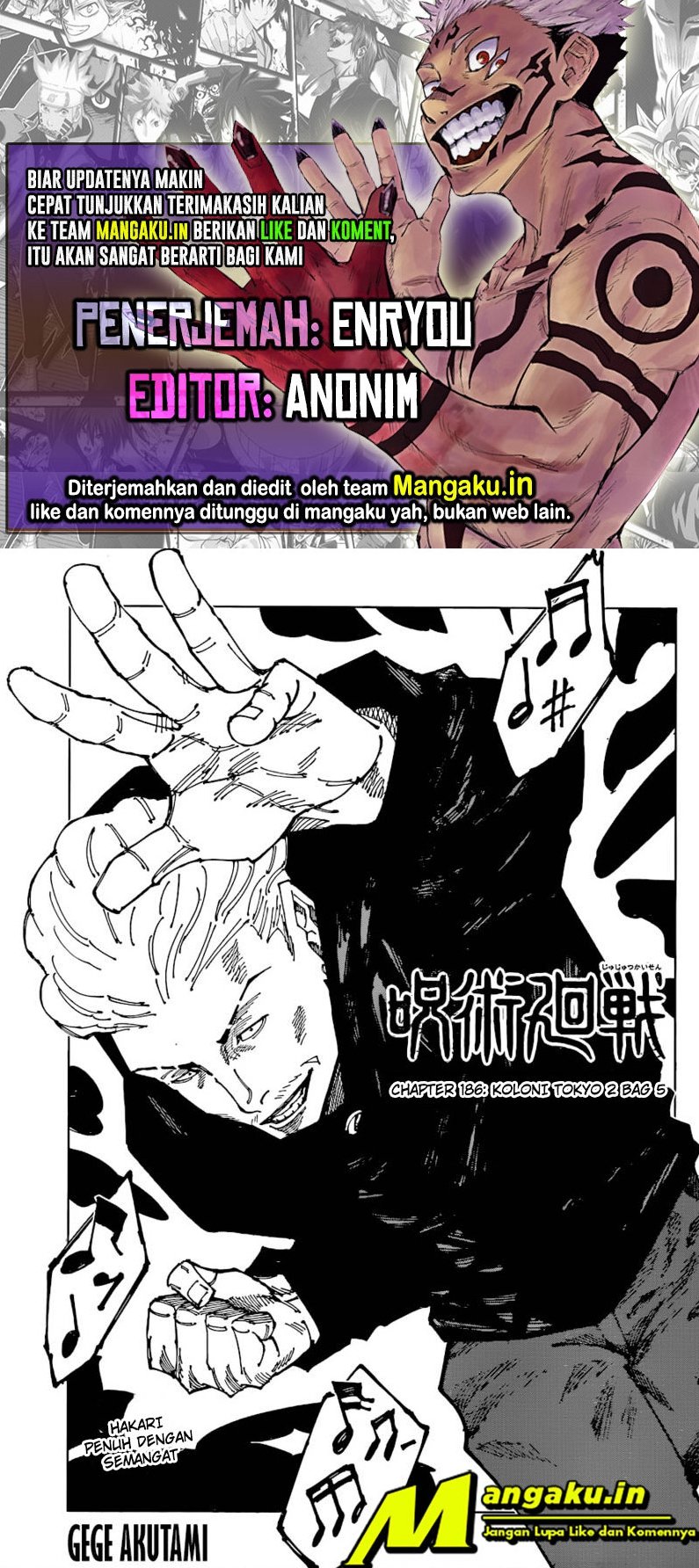 Read Jujutsu Kaisen (ID) Manga Online