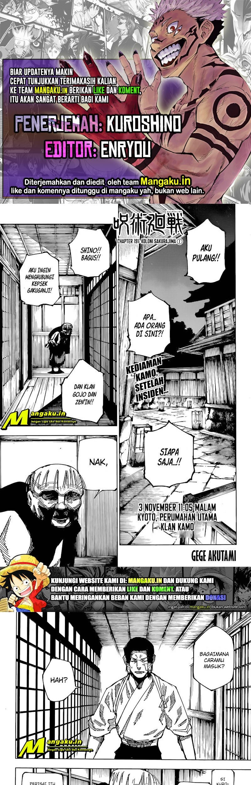 Read Jujutsu Kaisen (ID) Manga Online