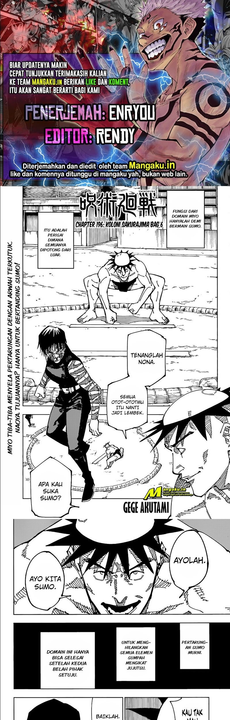 Read Jujutsu Kaisen (ID) Manga Online