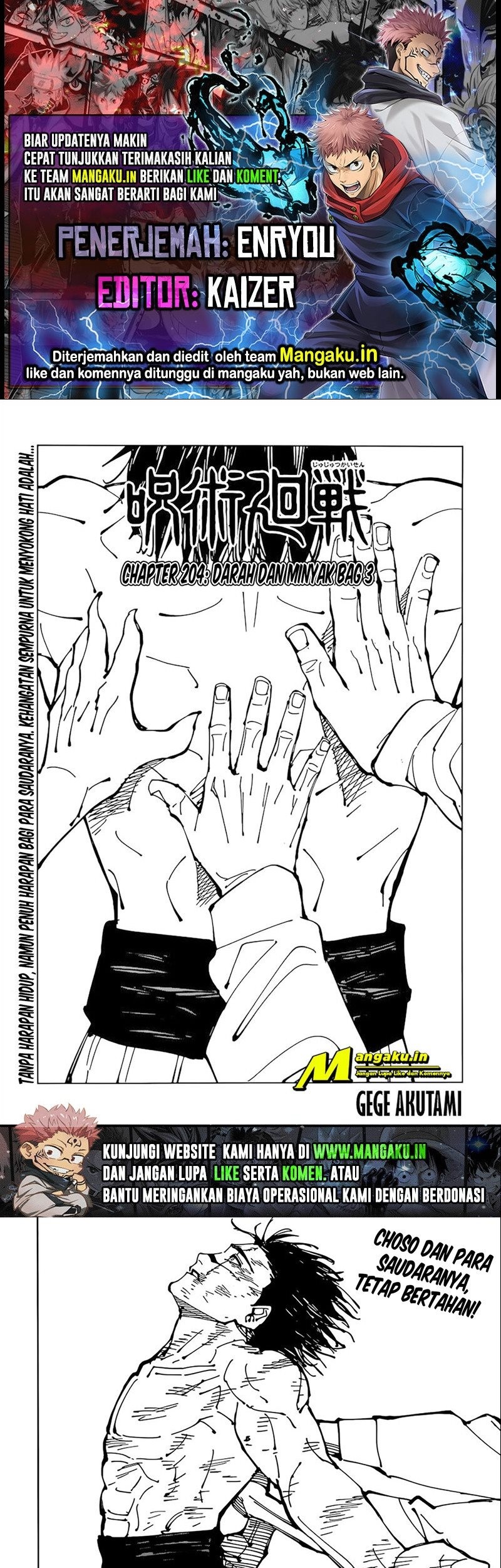 Read Jujutsu Kaisen (ID) Manga Online