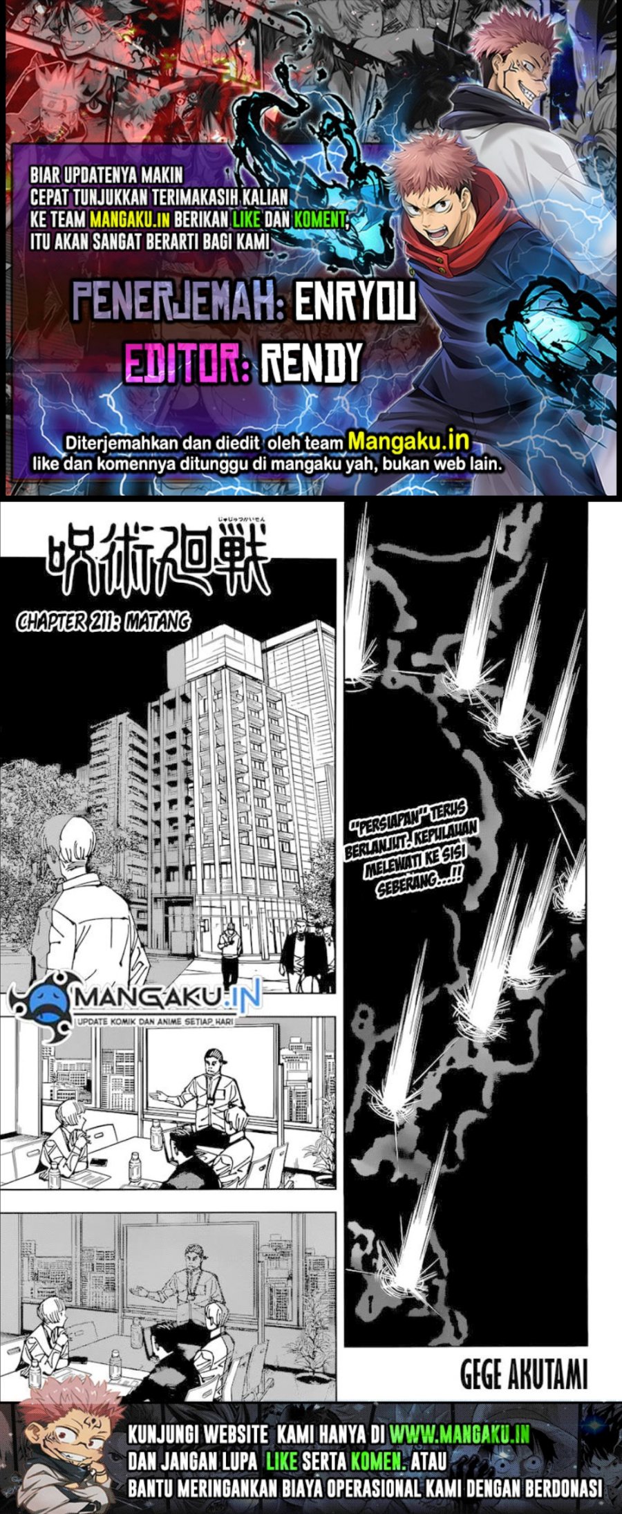 Read Jujutsu Kaisen (ID) Manga Online