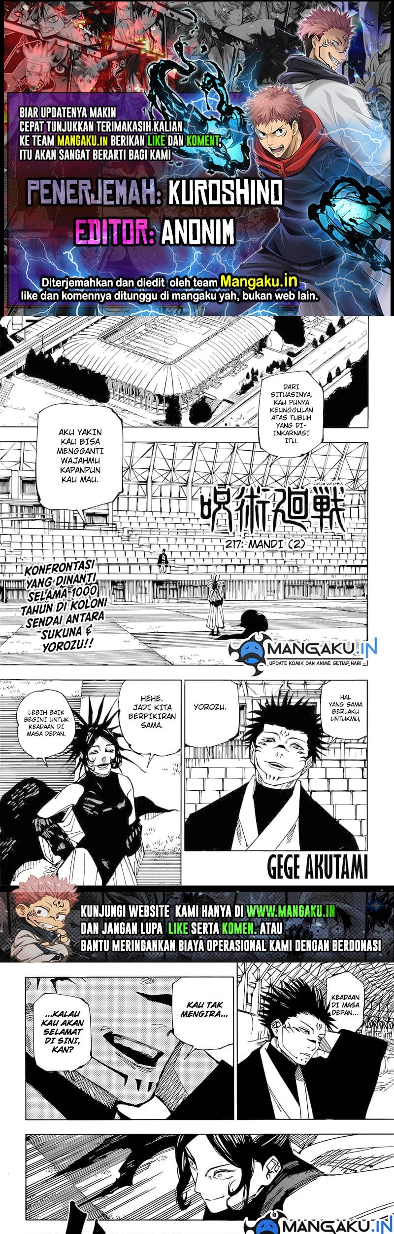 Read Jujutsu Kaisen (ID) Manga Online