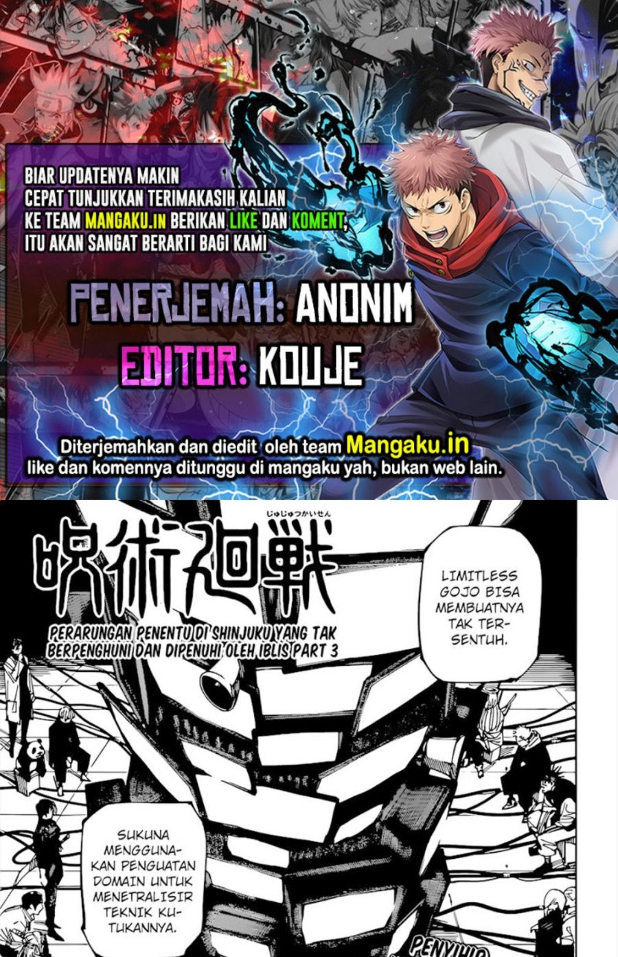 Read Jujutsu Kaisen (ID) Manga Online