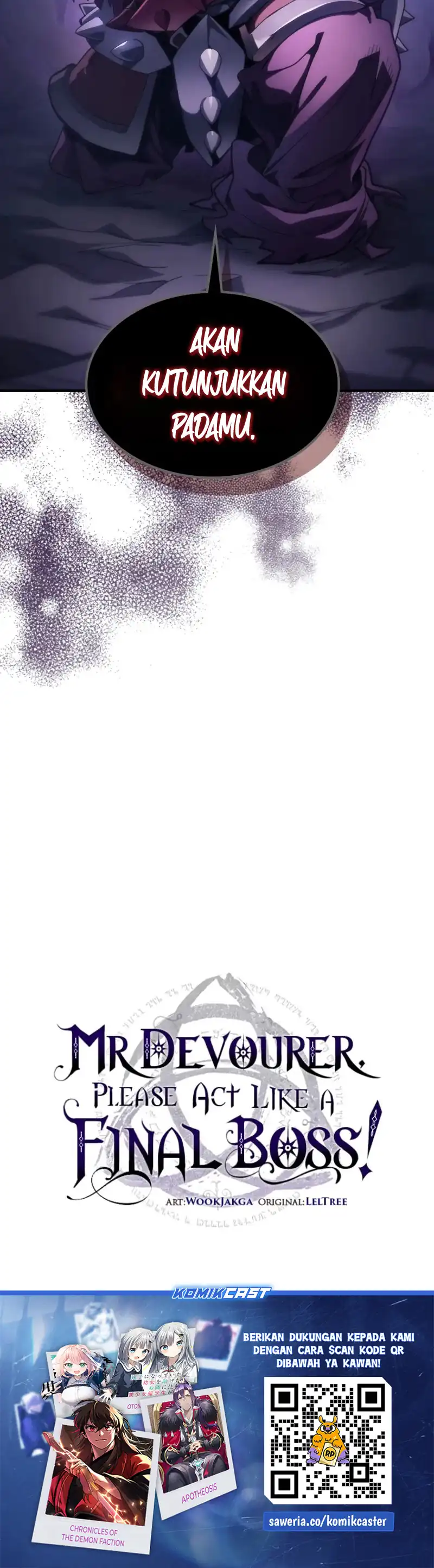 Read Mr Devourer, Please Act Like a Final Boss ID Manga Online