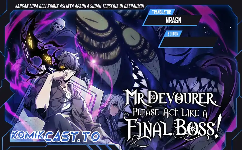 Read Mr Devourer, Please Act Like a Final Boss ID Manga Online