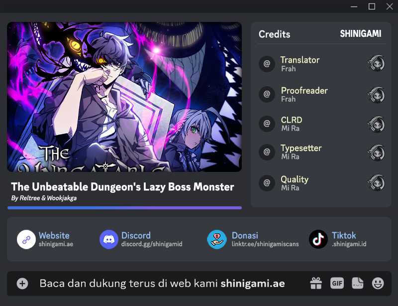 Read Mr Devourer, Please Act Like a Final Boss ID Manga Online