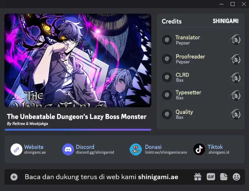 Read Mr Devourer, Please Act Like a Final Boss ID Manga Online