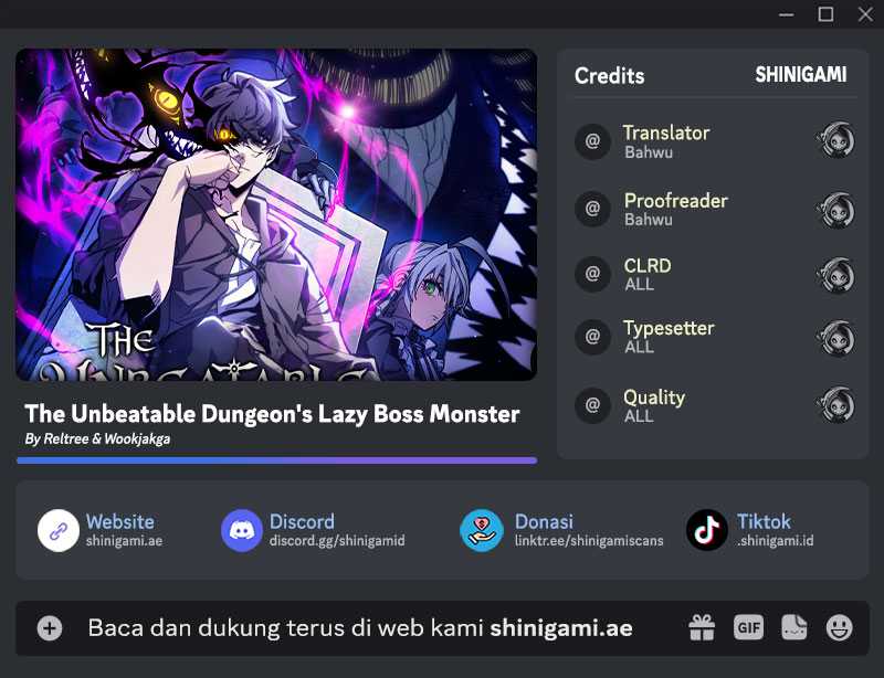 Read Mr Devourer, Please Act Like a Final Boss ID Manga Online