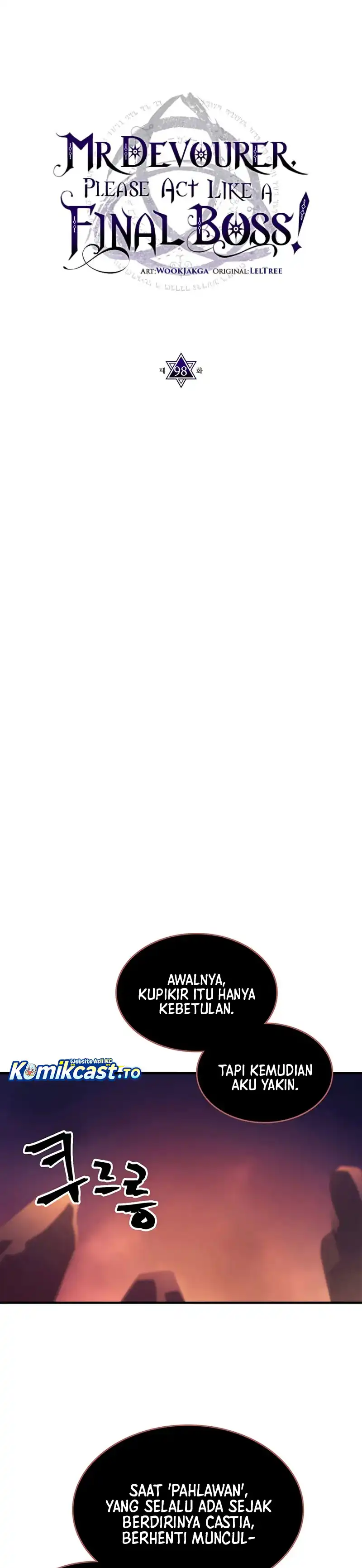 Read Mr Devourer, Please Act Like a Final Boss ID Manga Online